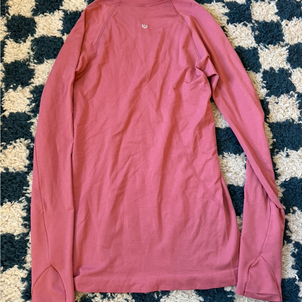 Lululemon Swiftly Pink Long Sleeve Top